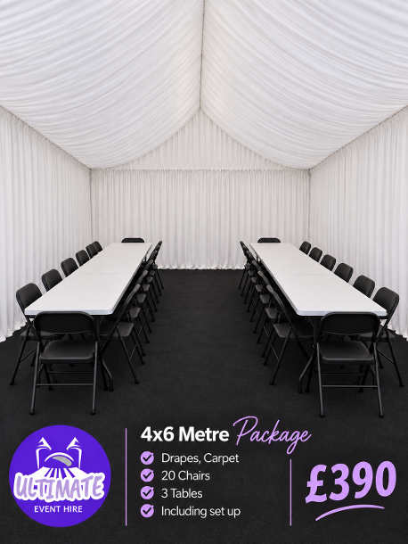 cheap 4x6 marquee hire £99
